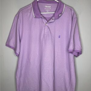 Izod Men's Lavender Polo Shirt Size XXL